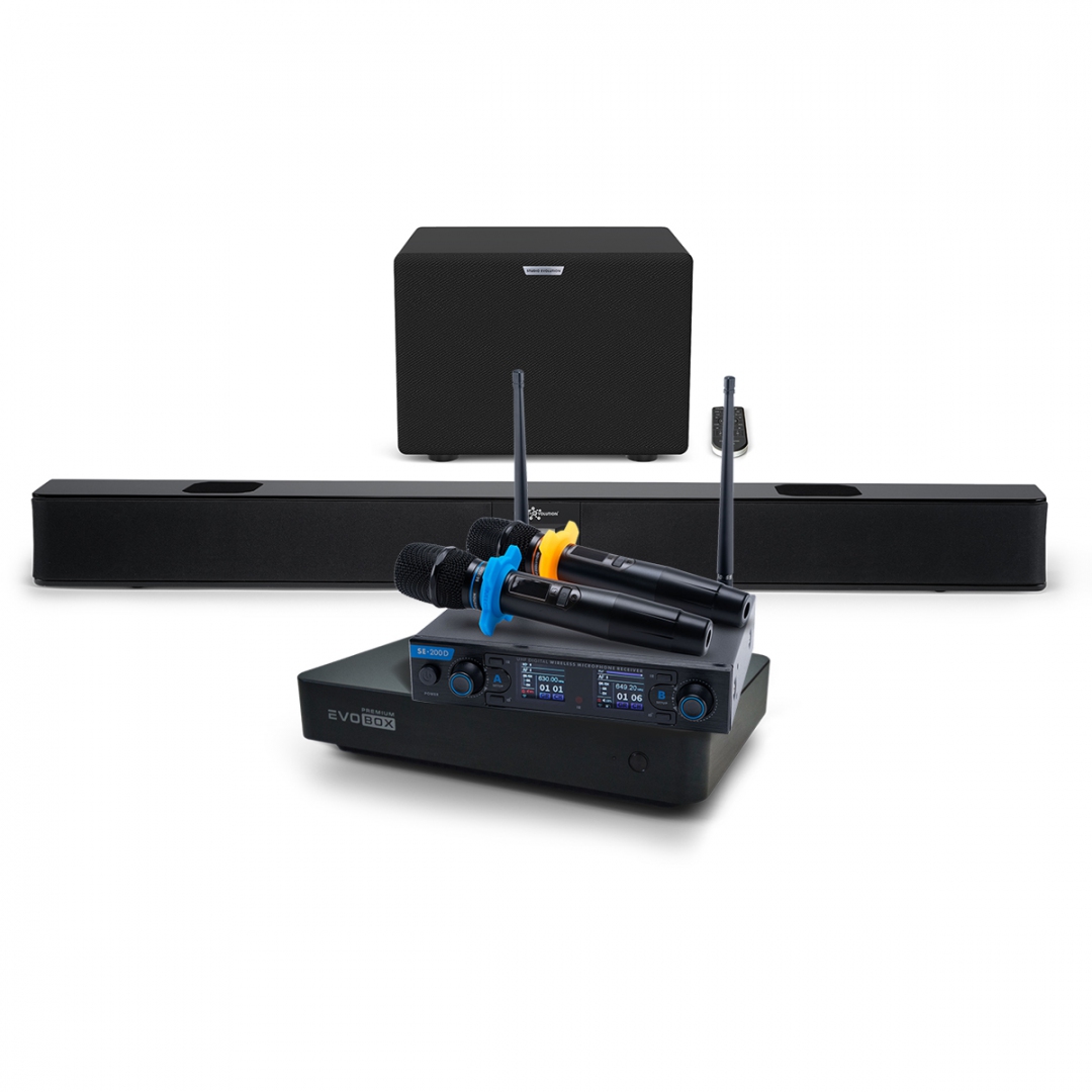 Hi-End караоке-система EVOBOX Premium + EvoSoundBar (саундбар с караоке) в Ростове-на-Дону
