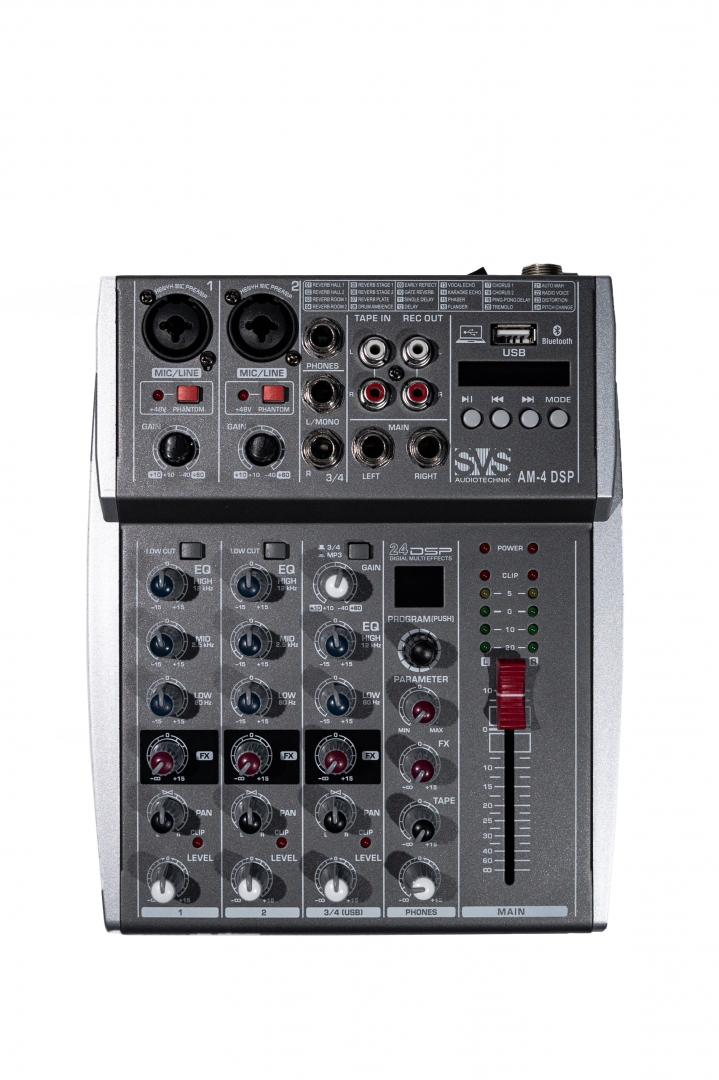 SVS Audiotechnik mixers AM-4 DSP Аналоговый микшерный пульт, 4-канала в Ростове-на-Дону
