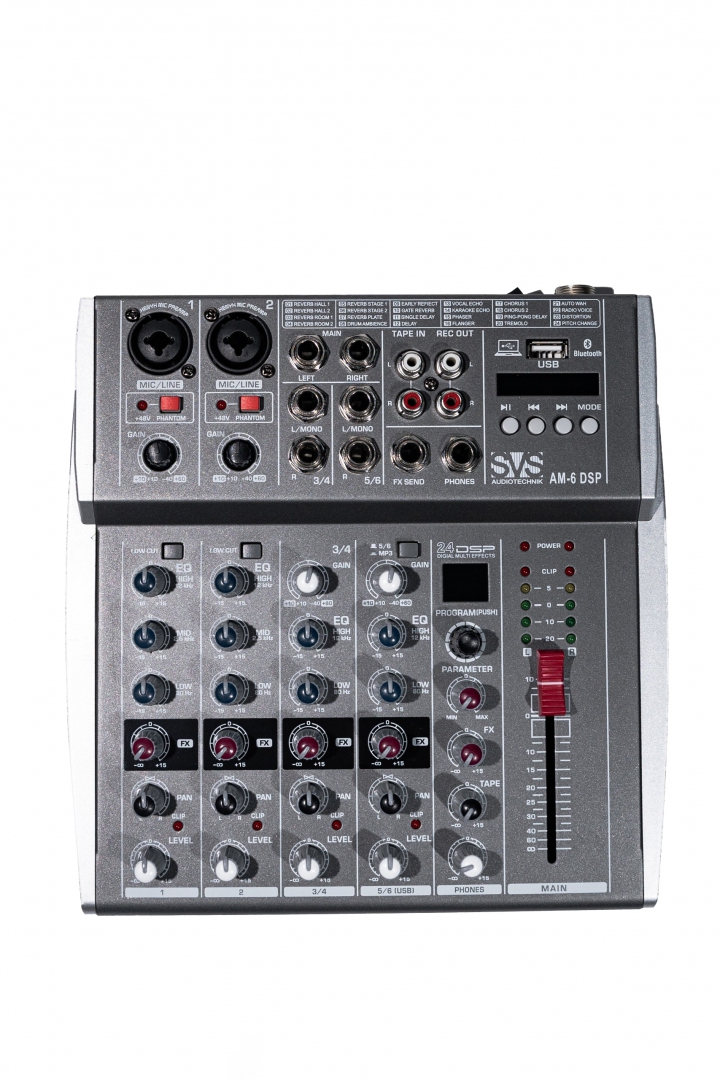 SVS Audiotechnik mixers AM-6 DSP Микшерный пульт аналоговый, 6-канальный SVS Audiotechnik mixers в Ростове-на-Дону
